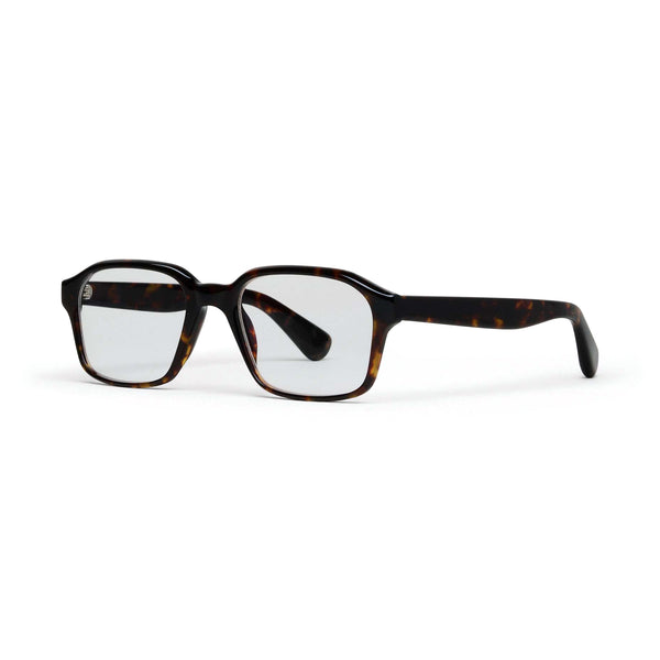 Quill Optical / Black Acetate & Clear Lens